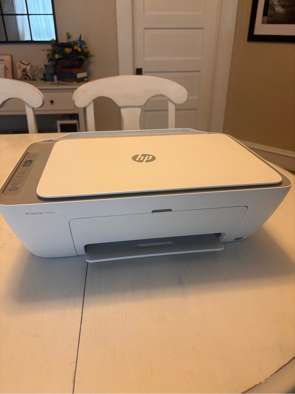 HP White All-in-One Inkjet Printer - DeskJet 2855e